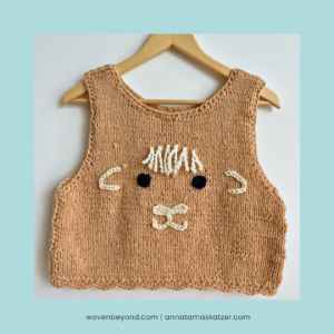 Sheep Vest Knitting Kit